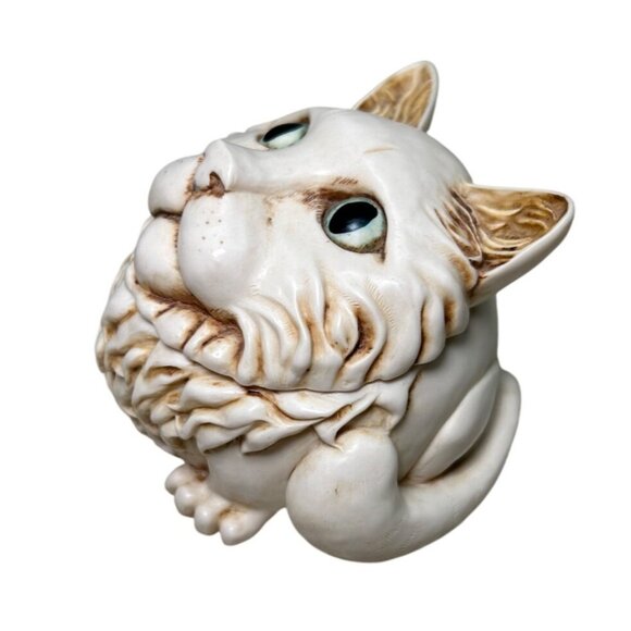 Harmony Kingdom Fat Cats Meow Trinket Box Figurine Mouse Inside - Picture 3 of 9